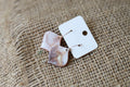 Abstract design dangle earrings